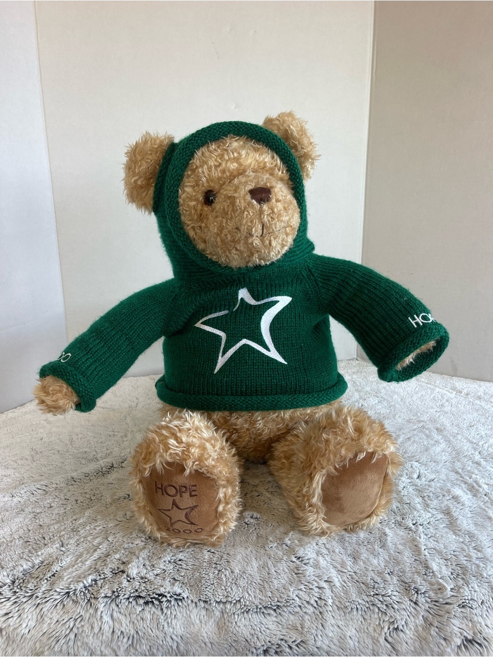 Filenes 2000 Limited Edition Millenium Hope Gund Golden Bear Large 26” Plush Toy